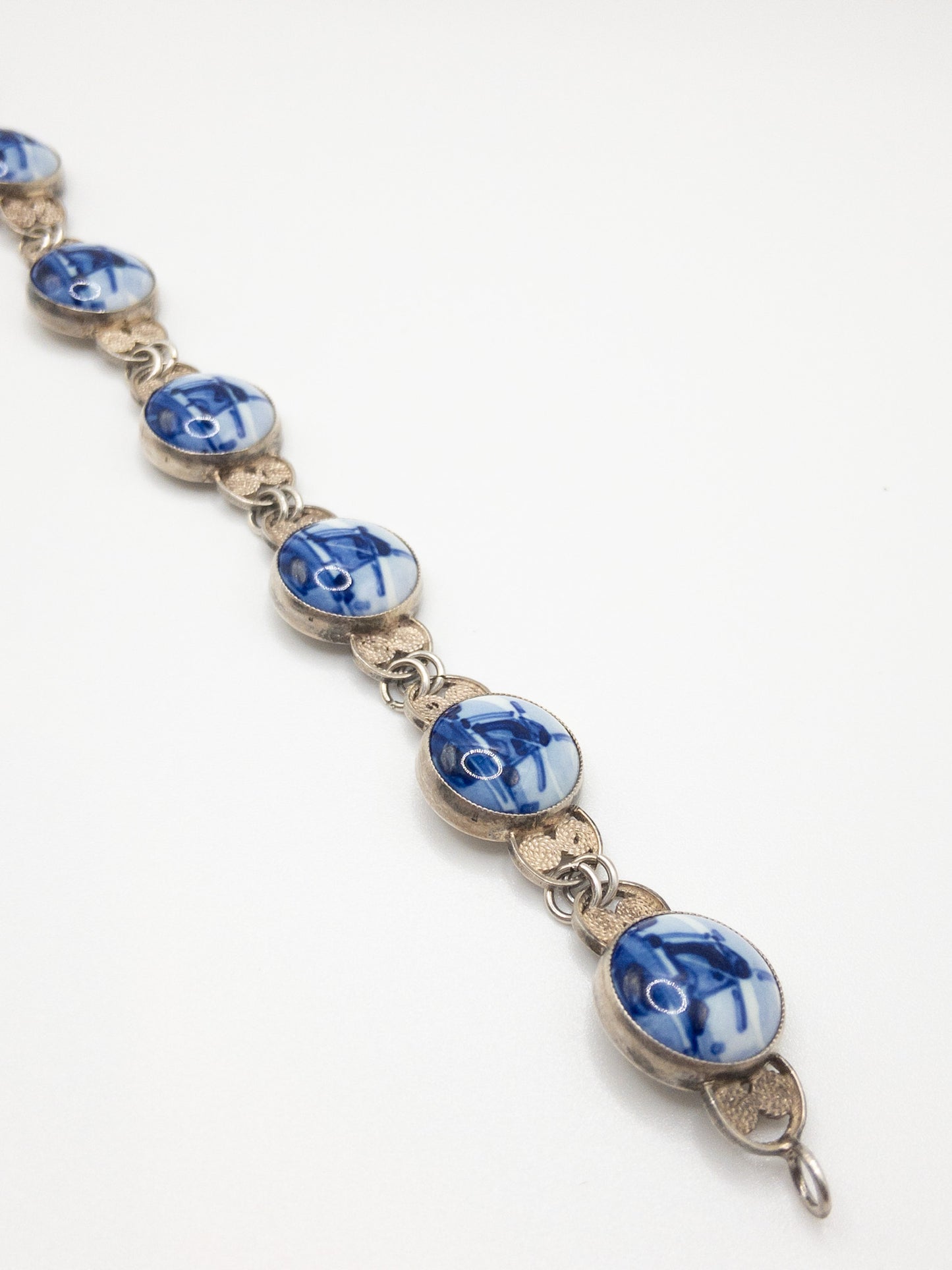 Vintage Porcelain Holland Delft Bracelet